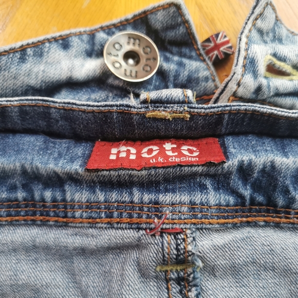 Vintage M.O.T.O Jean mini skirt - Picture 4 of 6